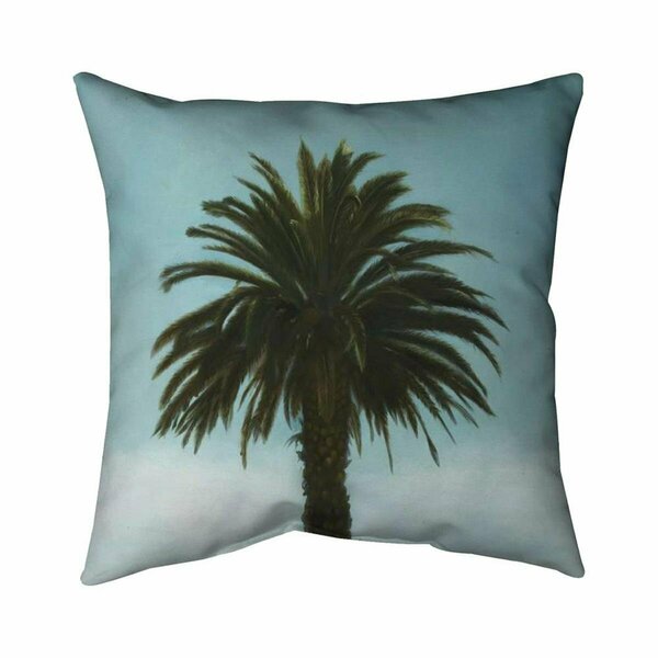 Fondo 26 x 26 in. Tropical Palm-Double Sided Print Indoor Pillow FO2772632